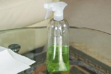 Leaving cleaning product residue