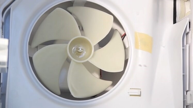 The Fan At The Top Of The Fridge Freezer That Draws Air Into The Appliance