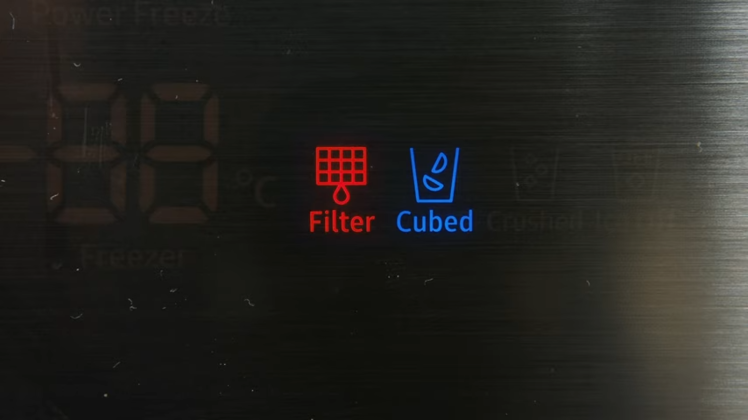 The Red Filter Indicator Light When The Filter Needs Changing