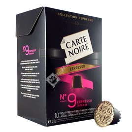 Carte Noire Espresso No 9 Intense Capsules Pack Of 100 By Carte Noire Espares