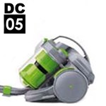 Dyson DC05 Silver/Lime+Turbo Spare Parts