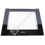 Samsung Black Main Oven Outer Door Glass