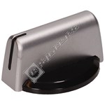 Baumatic Hob Temperature Control Knob - Black/Silver