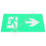 Eterna LED Emergency Exit Box Right Arrow Legend