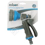 Rolson 6 Function Garden Hose  Spray Gun Set