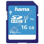 Hama 16GB SDHC Class 10 Memory Card