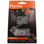 FLY072 Robotic Lawnmower Blades - Pack of 9