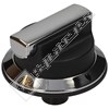 Rangemaster Cooker Control Knob - Silver & Black