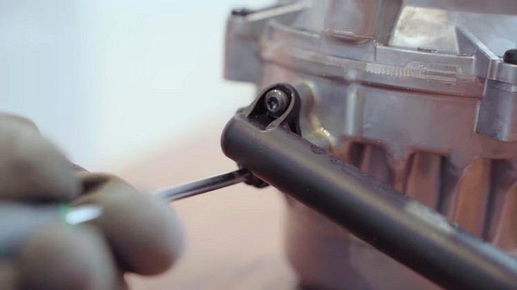 Check the water inlet pipe to make sure your pressure washer isn't leaking from here. 