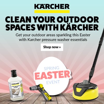 Clean your outdoor spaces with Karcher