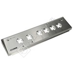 Beko Cooker Control Panel Fascia - Silver