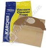 Electruepart Karcher BAG304 Vacuum Dust Bags (Type 20) - Pack of 5