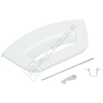 Electruepart White Washing Machine Door Handle Kit - White