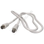 Wellco Co Axial Plug To Plug Lead - 1m