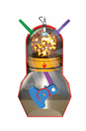 The Combustion Stroke Process Inside The Petrol Lawnmower Engine's Cylinder