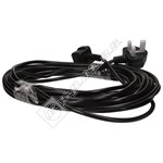 Electruepart Numatic Vacuum 12m Mains Cable 2 Pin - UK Plug