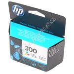 Hewlett Packard Genuine 300 Tri-Colour Ink Cartridge (CC643EE)