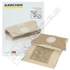 Karcher Vacuum Cleaner 2 Layered Dust Bag - Pack of 5