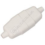 Wellco 10A 3 Pin Rubberised Wire Connector - White