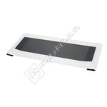 Belling Top Oven Outer Door Glass Assembly w/ White detail