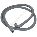 Hisense Washing Machine Drain Hose - 1.9M 21mm End With Right Angle End 21mm, Internal Dia.S'