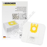 Karcher Vacuum Cleaner Fleece Paper Bags - Pack of 5