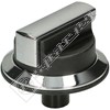 Rangemaster Cooker Control Knob - Silver & Black