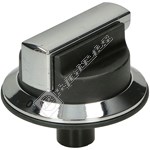 Rangemaster Cooker Control Knob - Silver & Black