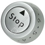 Silver Toaster Control Knob