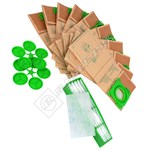 Sebo Vacuum Cleaner Paper Bag & Filter Kit - Pack of 10