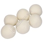 eSpares Tumble Dryer Wool Balls - Pack of 6