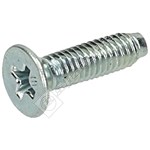 Screw (Countersunk-Head M4. 15 Spiral White)