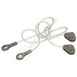 Beko Dishwasher Hinge Brake Rope - Pack of 2