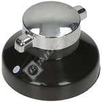 Electruepart Hotplate & Grill Control Knob - Black & Chrome