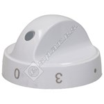 Amica Compatible Oven Knob - White