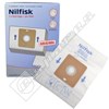 Nilfisk Vacuum Cleaner Paper Dust Bag & Filter Pack of 5