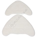 Dirt Devil Premium Microfibre Steam Mop Cleaning Pads - Pack of 2