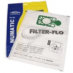 Electruepart BAG309 Numatic NVM-1CH Filter-Flo Synthetic Dust Bags - Pack of 10
