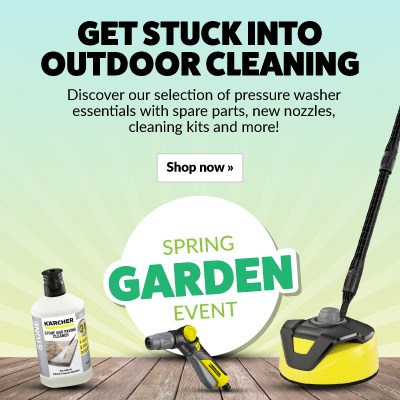 Get stuck into outdoor cleaning