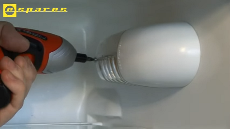 how to change fridge light bulb  refrigerator light replacement