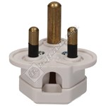 Wellco 5A Round 3 Pin Mains Plug