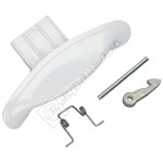 Electruepart White Washing Machine Door Handle Kit