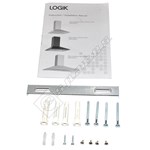 Logik Cooker Hood Chimney Bracket Set