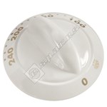 Tricity Bendix White Main Oven Control Knob