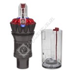 Dyson Vacuum Satin Rich Red / Iron Cyclone & Bin Assembly