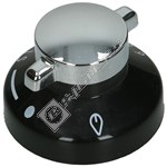 Stoves Black/Silver Oven Control Knob