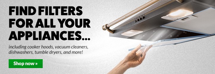 Find filters for all your appliances