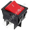 Original Quality Component Vacuum Cleaner Red Rocker Switch