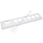 Beko Cooker Front Control Panel - White