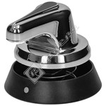Smeg Genuine Oven Control Knob - Black/Silver